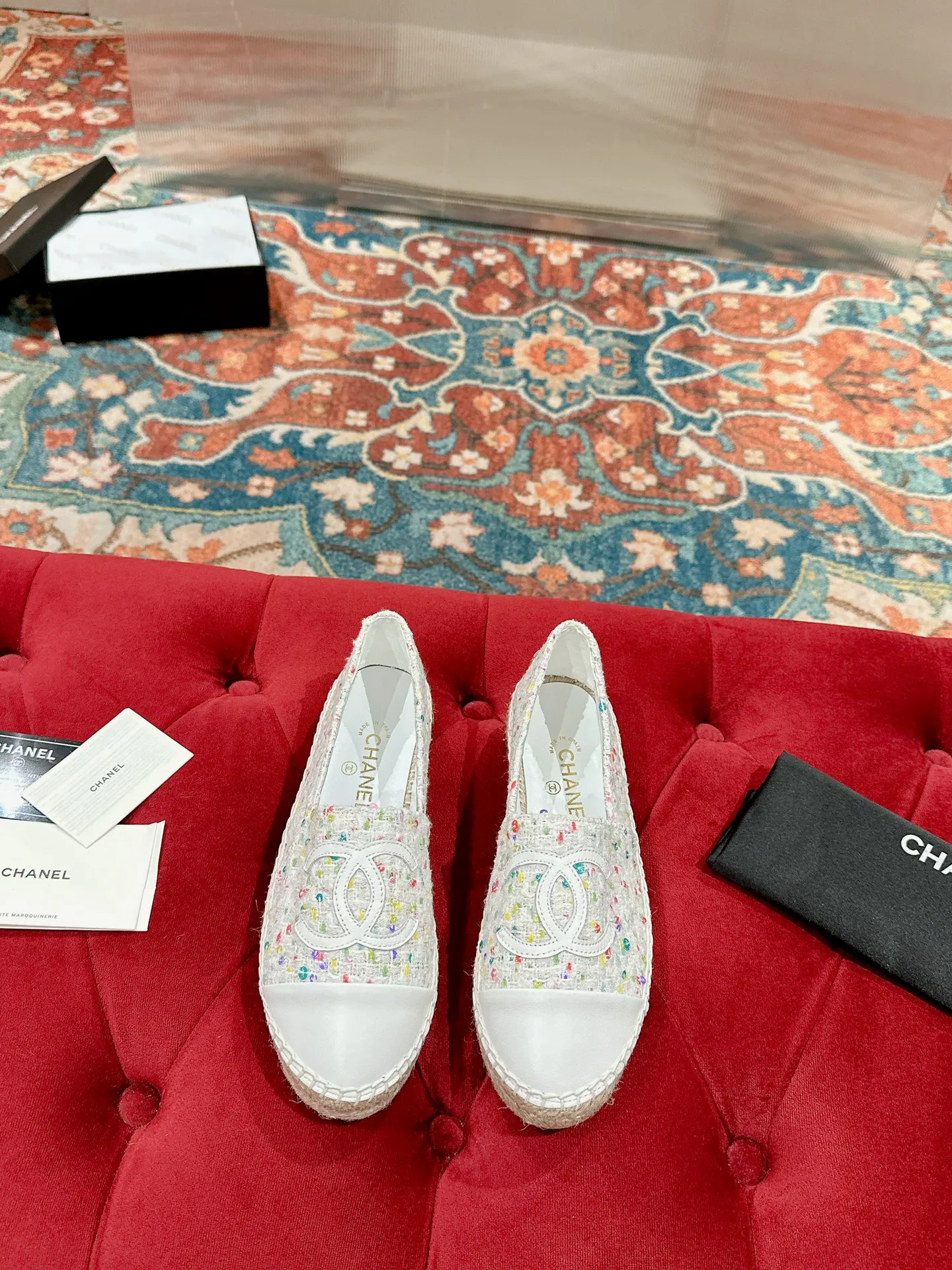 👟👟Ex-factory price 400👟👟 CHANEL 2024 early spring new fisherman shoes, top version 👏👏The inner pads are all made of original imported sheepskin! Code number: 35 - 40 (34.41.42 customized, non-returnable) standard code with full set of packaging